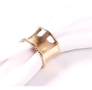 Anneaux de serviette de vaisselle au design de luxe pour la décoration de la table et de la table à manger ronds de serviette avec une qualité exclusive vente chaude - Product Image 3