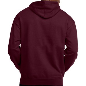 Sweat-shirts et pulls à capuche pour hommes 350 Gsm surdimensionnés avec cordon de serrage unisexe vierge de haute qualité en molleton uni streetwear tendance - Product Image 2