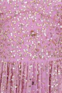 Elegant O-Neck <b>Fitted</b> Sheath Dress Sleeveless Full-Length Sequin Beads Poly Mesh Fabric <b>Ball</b> Gown Vintage Formal Party Casual - Product Image 6