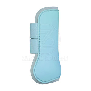 Bottes de tendon de cheval de protection avec sangles de fixation faciles pour l'équitation quotidienne Bottes de tendon de cheval respirantes avec coque extérieure solide - Product Image 3