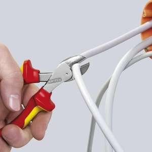 Alicates de Corte Diagonal Compactos Knipex -X-Cut, Cromados, con Empuñaduras Multicomponentes Aisladas y Certificadas VDE - Product Image 3