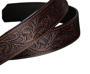 Venta caliente personalizable cinturón de cuero genuino estilo occidental con acero para hebilla disponible en tallas-Venta al por mayor Cowboy Formal Lea - Product Image 2