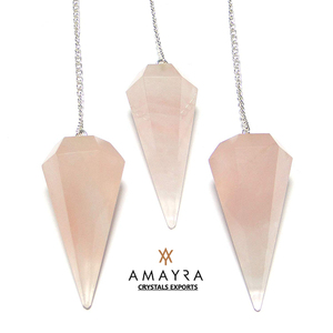 Pendules en agate pour pierres précieuses Meilleures ventes Beau pendule à facettes Pendule de radiesthésie à un prix abordable - Product Image 3