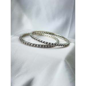 925 <b>Silver</b> Zircon Crystal <b>Bracelets</b> & <b>Bangles</b> - Product Image 1