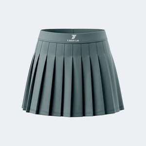 Mini-jupe pour femme respirante, légère, à séchage rapide, couleurs unies, logo personnalisé, style décontracté, taille élastique, toutes saisons - Product Image 3