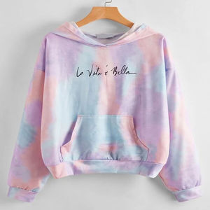 New Arrival Wholesale Fleece Sweater Fashion Casual Custom <b>Tie</b> <b>Dye</b> <b>Hoodie</b> Men Sweatshirts 100% Cotton Blank <b>Hoodie</b> Oem Service - Product Image 5