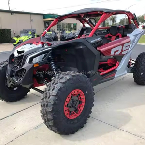 Can-Am Maverick X3 X rs Turbo RR 2024 Rojo Fuego y Plateado Hiperbrillante - Product Image 1