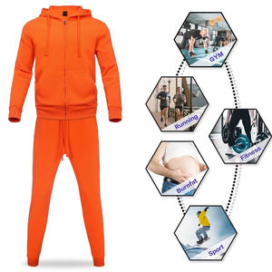 Nouveau design de survêtement pour homme, molleton technique, fermeture éclair, sweat à capuche, ensemble deux pièces pour homme, vêtements de sport, tenue d'entraînement, survêtement pour homme - Product Image 4