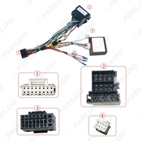Harnais de câblage Audio Android 16 broches avec boîte Canbus pour Opel Corsa 07 ~ 14 fil d'installation stéréo du marché secondaire