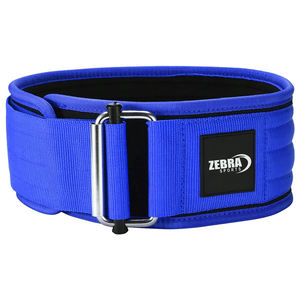 เข็มขัดยกน้ำหนักไนลอนไนลอนสำหรับใช้ในยิมเข็มขัดยกน้ำหนักแบบล็อกด้วยตนเองสำหรับใช้ในโรงยิมออกแบบโลโก้ได้ตามต้องการ - Product Image 5