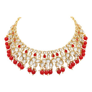 Imperial Wedding Kundan Gargantilla Collares Set - Product Image 4