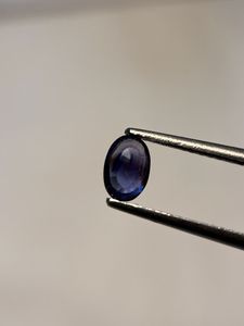 Saphir naturel de Tanzanie, couleur bio, taille ovale facetté, pierre précieuse pour la fabrication de bijoux - Product Image 3