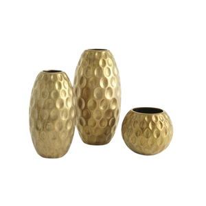 Decoración DE BODA clásica de alta calidad, florero de Metal, mesa hecha a mano martillada para el hogar, Hotel y restaurantes, decoración - Product Image 2