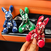 Nouvel Arrivage Diffuseur d'air frais pour voiture à clipser sur grille d'aération, en peluche lapin, parfum d'ambiance