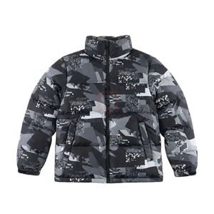 Veste matelassée à imprimé spatial Galaxy pour homme, veste d'hiver à bulles violette ciel étoilé, logo personnalisé, veste épaisse et chaude, streetwear - Product Image 5
