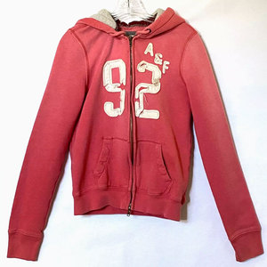 Sweat-shirt rose à capuche zippé avec appliqué motif 92 lettres, coupe classique, unisexe, décontracté, en polaire, pour l'automne - Product Image 2