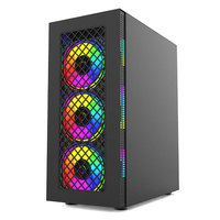 Gabinete ATX de Escritorio L-200-I6 de Alta Calidad, Computadora para Gaming de Novedad con Ventiladores de Refrigeración LED para Jugador y Servidor de PC