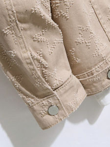 High Quality Custom Unisex Regular Vintage Denim Jacket <b>Stand</b> 100% Cotton Flip Pocket Eco-Friendly Windproof Spring OEM Service - Product Image 6