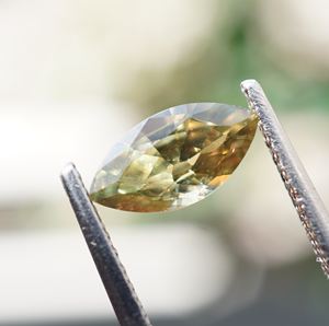 Saphir naturel, taille marquise, pierre précieuse en vrac, jaune, pour la fabrication de bijoux de fête, hauteur 3 mm - Product Image 5