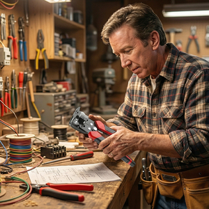 Pinze spelafili in acciaio 3-in-1 auto-regolanti per lavori fai-da-te - Product Image 5