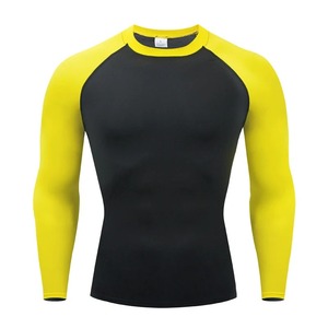 Camiseta de manga larga de compresión, camiseta interior atlética ligera Rash Guard, capa Base para fútbol, baloncesto, gimnasio, ropa deportiva - Product Image 1