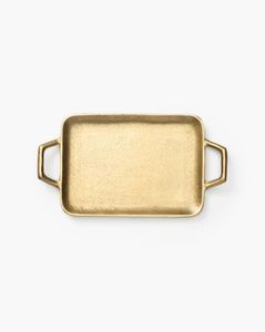 Round Shape Metal Serving <b>Tray</b> With Handles For <b>Kitchen</b> Dining Table Food Serving And Home Decor - Product Image 6