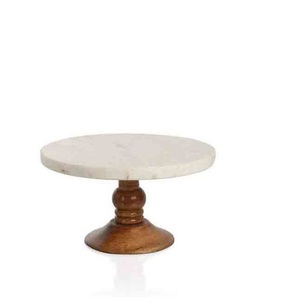 Soporte para Pastel de Aluminio de Calidad Duradera para Bodas y Fiestas, con Acabado Antiguo en Forma Redondeada, para Hogares y Hoteles - Product Image 6
