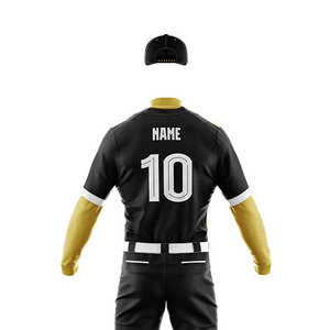 Wholesale Pakistan-Made Breathable <b>Baseball</b> Uniform Sets with Customized Color Logo Anti-Bacterial OEM Service Reasonable Price - Product Image 4