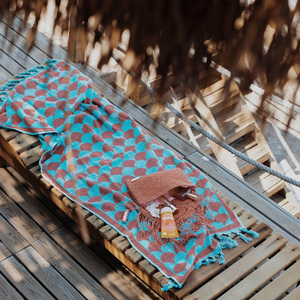 High Quality Double Layer Coral Velvet <b>Microfiber</b> Bath Wash <b>Towel</b> Absorbent Plush Recycled Cotton for Beach Use - Product Image 2