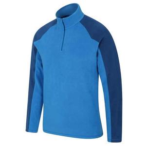 Jersey deportivo de gimnasio para hombre de primera calidad 220 GSM mezcla de algodón suave soporte media cremallera superior manga larga elegante transpirable ajuste logotipo personalizado - Product Image 2