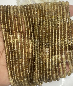 Cuentas de turmalina de gasolina Rondelle facetadas de 4mm naturales, hebra de 14 pulgadas, piedras preciosas de cuarzo genuinas - Product Image 6