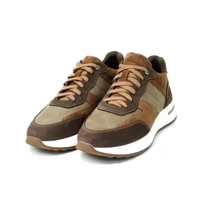 Top Quality Men's Sneakers Brown Color Made In Uzbekistan Wholesale Prices Shoes