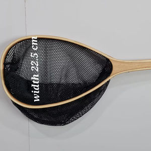 Red de Aterrizaje para Pesca con Mosca al Aire Libre, Red de Trucha, Marco de Madera con Red de Goma Fundida a Mano, Red de Pesca para Aterrizaje de Thor - Product Image 1