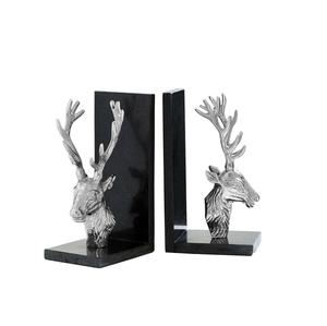 Sujetalibros de metal resistente, material de acero grueso, soporte estable para libros para grandes colecciones de libros de tapa dura - Product Image 6