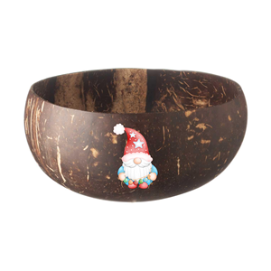 Gobelet à crème glacée à la noix de coco naturelle, bol à noix de coco imprimé en 3D écologique, produit de Noël saisonnier en gros à bas prix en provenance du Vietnam - Product Image 5