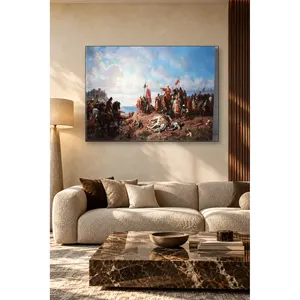 Impression sur toile de l'armée ottomane de Fida après la bataille en mer - Product Image 1