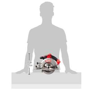 Kit de scie circulaire sans fil de 6 1/2 pouces avec source d'alimentation électrique pour le bricolage et l'industrie, scies à bois et à métal - Product Image 1