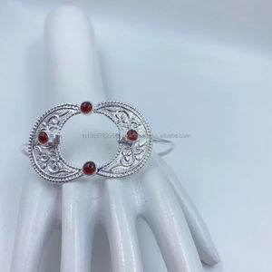 Handcrafted Adjustable Silver <b>Charm</b> <b>Bracelet</b> Modern and Timeless Design - Product Image 1