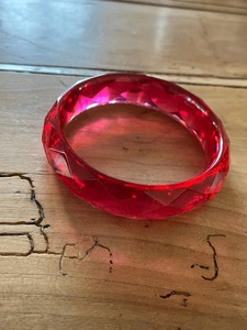 Glossy Vibrant Lightweight Acryl Eco-Friendly Fashionable Stacking Bangles (<b>Set</b> of 3 Pieces) <b>for</b> Women <b>Girls</b> Casual Formal Wear - Product Image 3