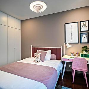 Bel Air Home-Raki move พัดลมเพดาน-มอเตอร์ DC-ไฟ LED 80W-รีโมทคอนโทรล-เหมาะสำหรับห้องนอน (50ซม.) - Product Image 5