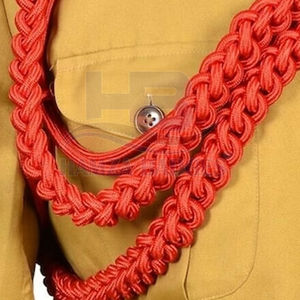 Cordon d'épaule en nylon réglable pour uniformes Couleurs personnalisées Cordon tressé torsadé dans un nouveau stock Fabriqué par Hamza Badges pour événements - Product Image 4