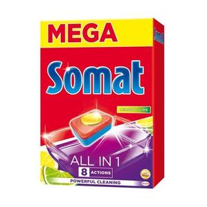 Pastillas para Lavavajillas - Somat Mega Classic - 85 Unidades - Limpieza Eficaz y Abrillantador - Product Image 1