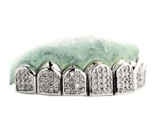 กริล925เงินสเตอริลสเตอริลส์เพชรน้ำแข็งส่วนตัวที่ไม่เหมือนใครสำหรับจี้ฟันที่มีสเน่ห์ตามสั่ง - Product Image 5