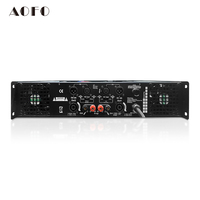 Amplificateur de puissance professionnel 400W 4 canaux Classe H, sur pied, audio haute résolution 2U pour karaoké, DJ, enceintes, caissons de basses, audio live