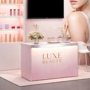 Stand Portátil para Ferias de Belleza, 10 x 10, con Iluminación para Cuidado de la Piel, Fondo Retroiluminado, Modular, para Exhibición de Cosméticos - Product Image 4