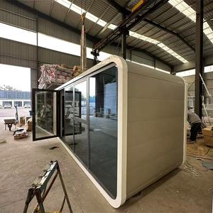 <span class=keywords><strong>Maison</strong></span>-conteneur Apple Cottage entièrement rénovée de 5,8 mètres, villa mobile luxueuse avec salon et cuisine, utilisation commerciale en station balnéaire - Product Image 6