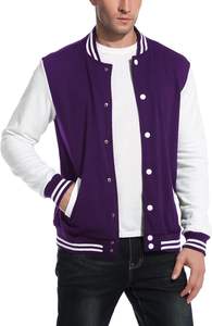 โรงงานแจ็กเก็ตตัวแทนที่ได้คะแนนสูงสุด | แบรนด์โรงเรียนและกิจกรรม | แขนเสื้อ PU และตัวผ้าขนสัตว์ | ออกแบบแพทช์ & โลโก้ที่กำหนดเอง - Product Image 5