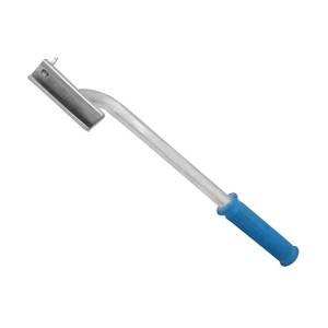 Marteau à tatouer standard en acier inoxydable avec manche en bois coloré, 1 rangée 4 chiffres |   Outils d'identification des animaux - Product Image 1