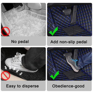 Tappetino auto per Toyota per RAV4 XA50 2019-presente con accessori interni antiscivolo prima fila 2 sedili nero blu - Product Image 5