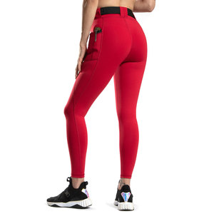 KATBROS INDUSTRY Women's Tactical Leggings <b>Concealed</b> Carry Holster Compression Spandex/Nylon Breathable Anti-Bacterial Casual - Product Image 2